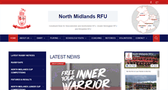 Desktop Screenshot of northmidsrfu.co.uk
